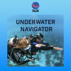 Underwater navigation course with compass in Italy and Malta