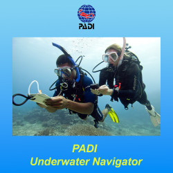 Underwater navigation course with compass in Italy and Malta