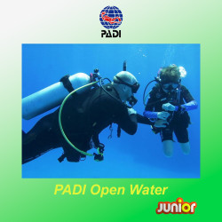 PADI Open Water Diver Junior first level diving course for children