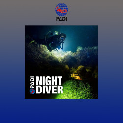 PADI specialty diving course Night diving - Italy and Malta