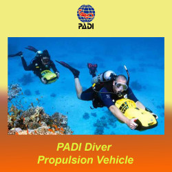 PADI Underwater Propulsion Vehicle Course in Malta and Italy