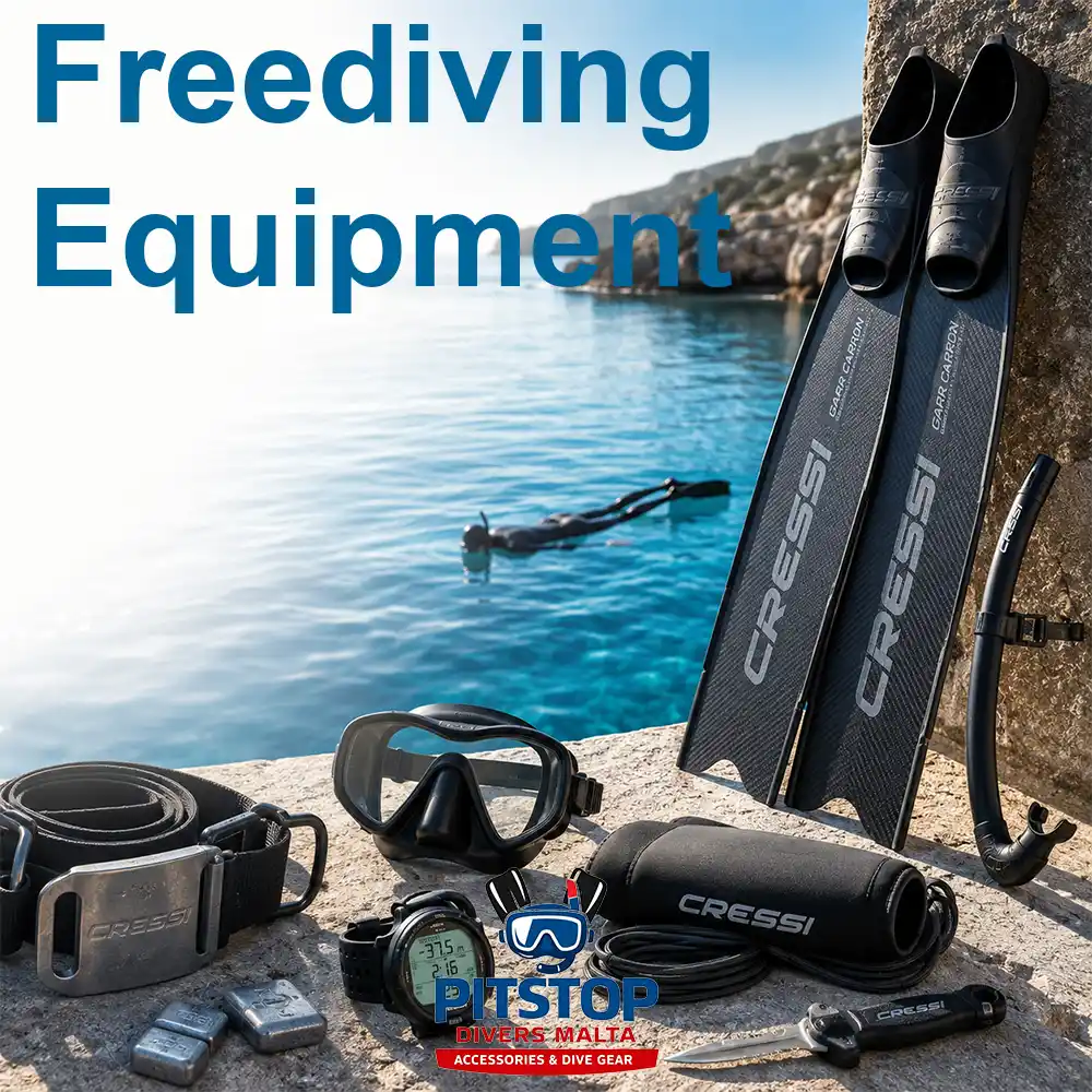 Freediving equipment for professional diving centers and schools