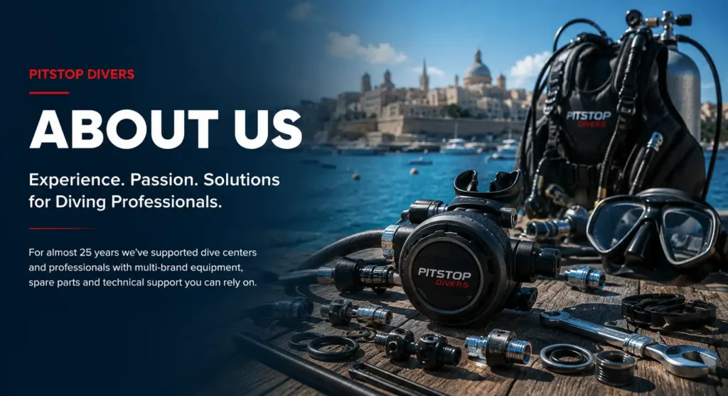 Pitstop Divers professional diving equipment and spare parts
